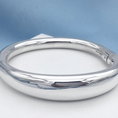 Bold and Beautiful Chunky Silver Bangle