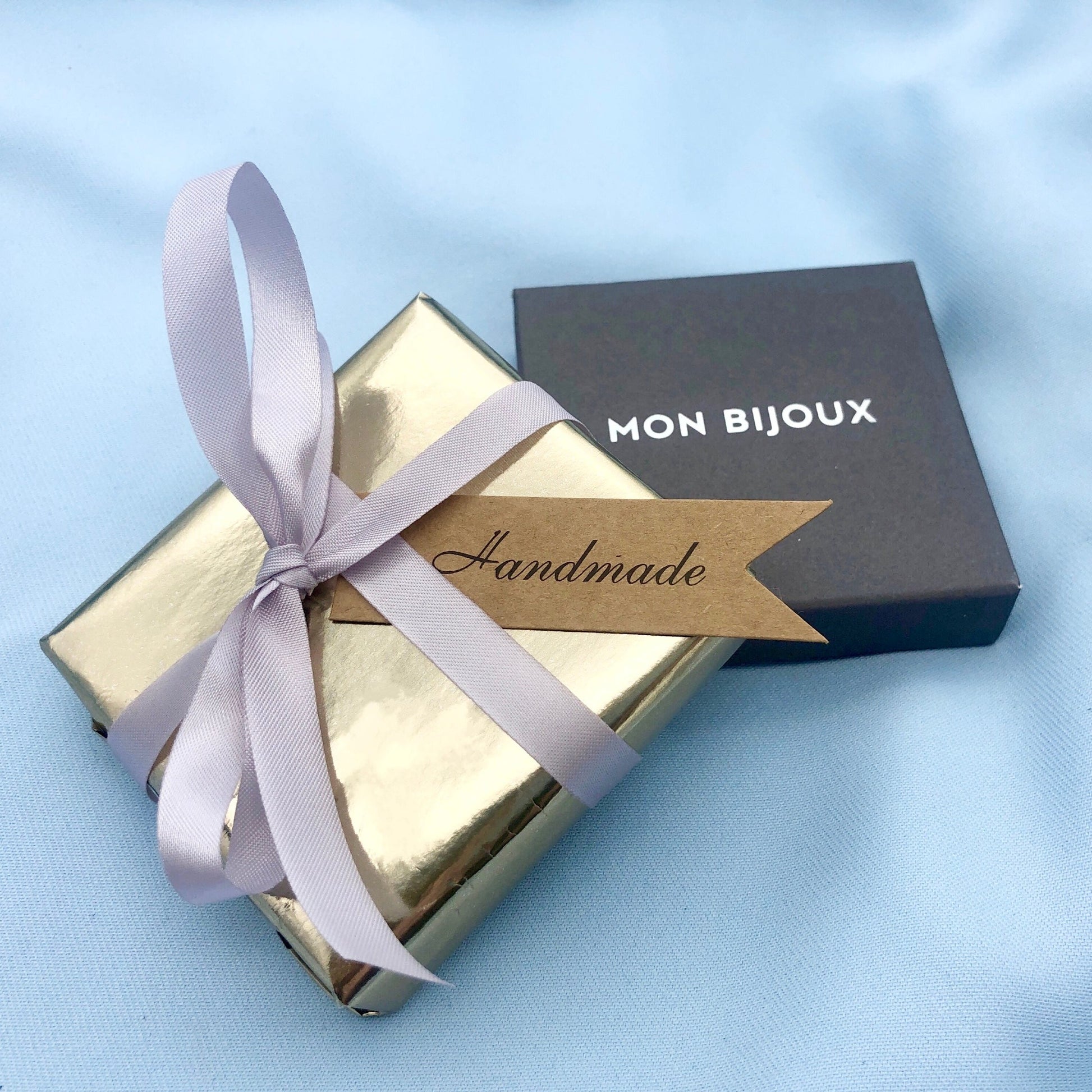 Mon Bijoux eco-friendly packaging made from recycled boxes