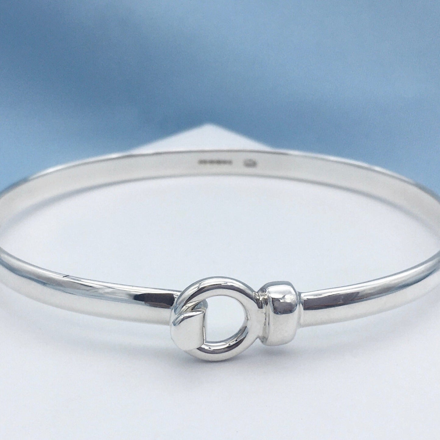Cindy Sterling Silver Bangle for Small Wrists