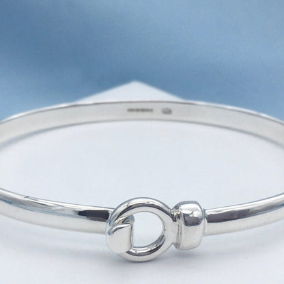 Cindy Sterling Silver Bangle