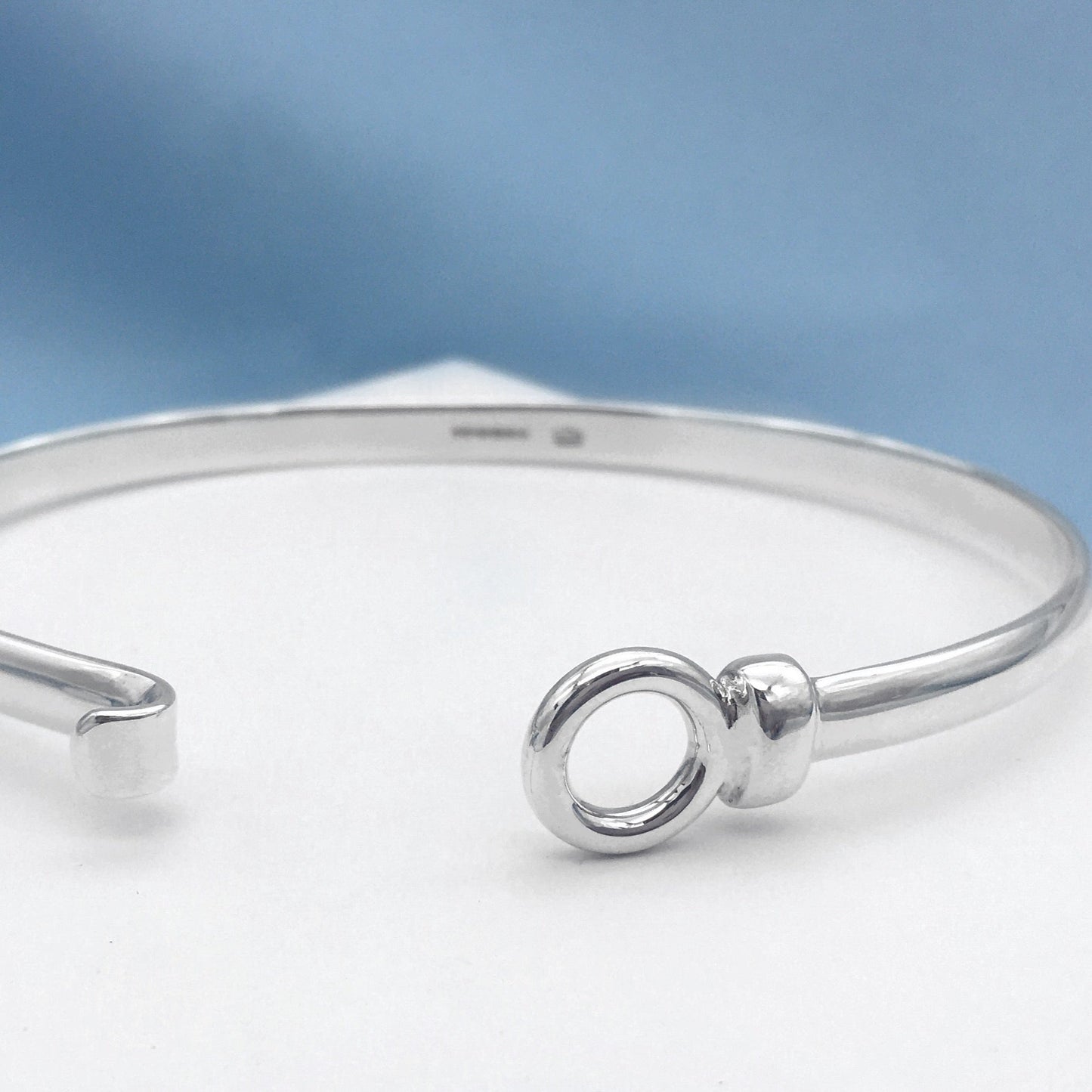 Cindy Sterling Silver Bangle