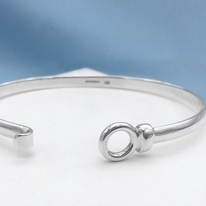 Cindy Sterling Silver Bangle