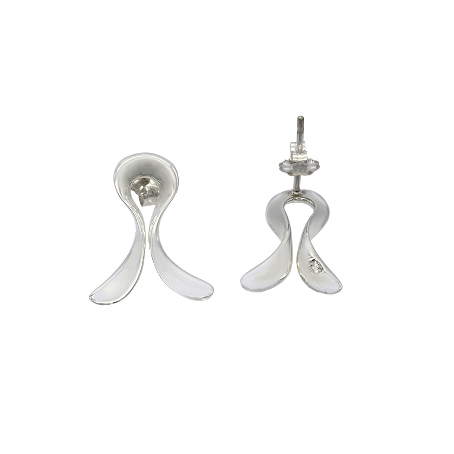 Horseshoe Sterling Silver Necklace and Earrings Set - Mon Bijoux - Mon Bijoux