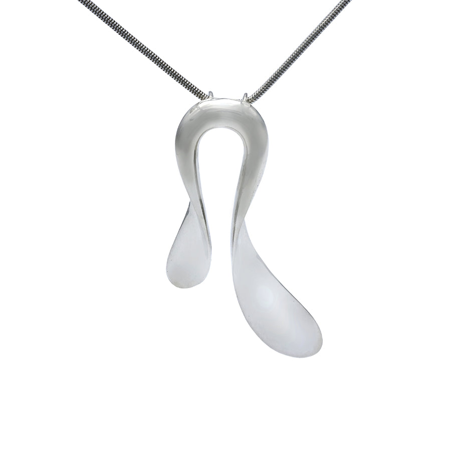 Horseshoe Sterling Silver Necklace and Earrings Set - Mon Bijoux - Mon Bijoux