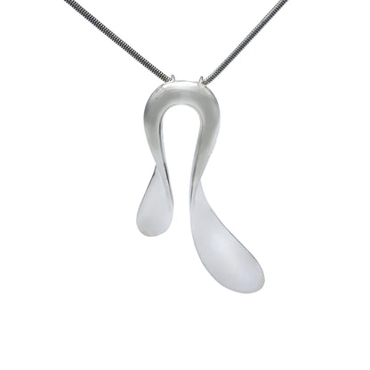 Horseshoe Sterling Silver Necklace and Earrings Set - Mon Bijoux - Mon Bijoux