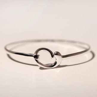 Mother and Baby Sterling Silver Bracelet Bangle - Mon Bijoux - Mon Bijoux