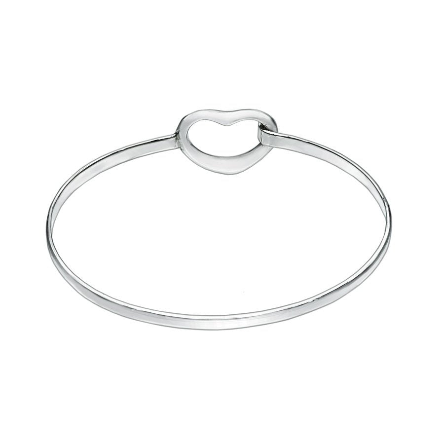 Large Hollow Heart Bracelet - Mon Bijoux