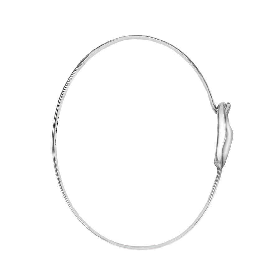 Large Hollow Heart Bracelet - Mon Bijoux