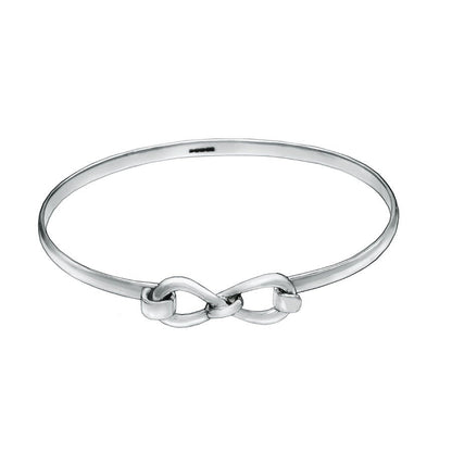 Personalized Bridesmaid Silver Bracelet Infinity Friendship Love Knot - Mon Bijoux - Mon Bijoux