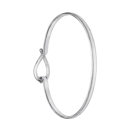 Petite Fish Silver Bangle - Mon Bijoux