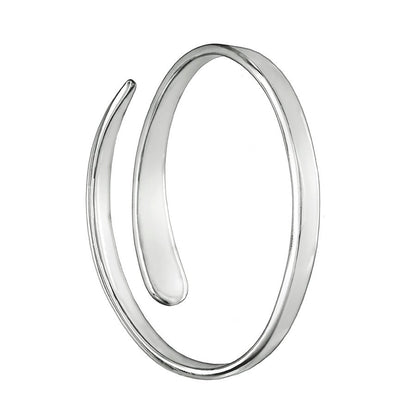 Snake Solid Sterling Silver Bangle Bracelet - Mon Bijoux - Mon Bijoux