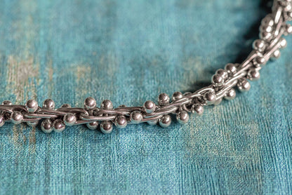 Sterling Silver Spratling Peppercorn Necklace - Mon Bijoux