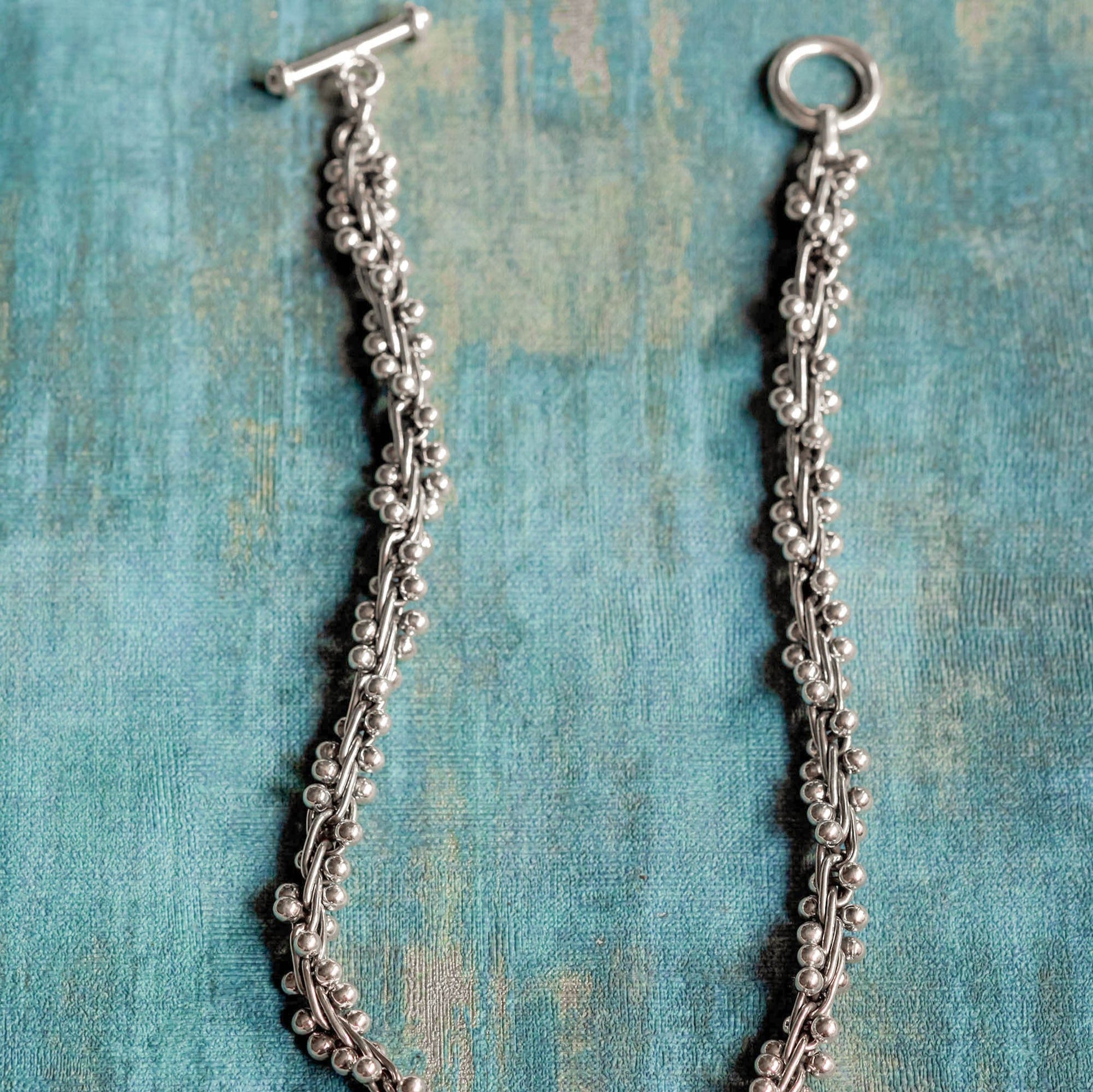 Sterling Silver Spratling Peppercorn Necklace - Mon Bijoux