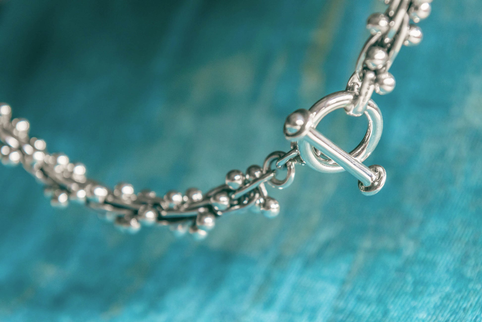 Sterling Silver Spratling Peppercorn Necklace - Mon Bijoux