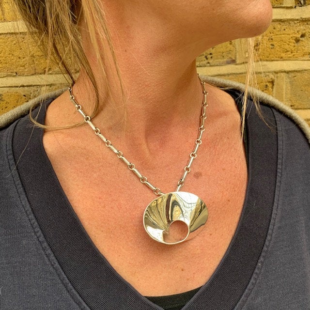 Dynamite Sterling Silver Chain Links Necklace - Mon Bijoux