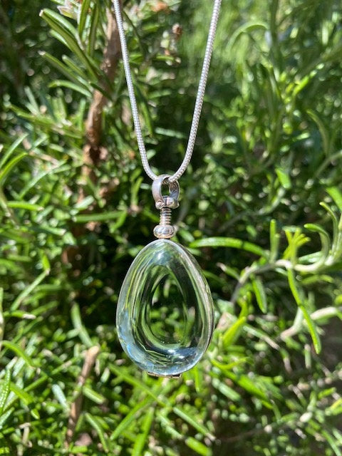 Christmas Jewelry Ideas, Teardrop Silver Lockets for Hair, Glass Locket for Photo Locket, Sterling Silver Locket, Silver Locket Pendant