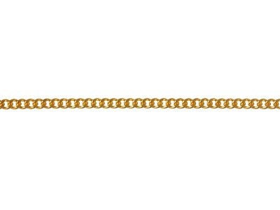 1.8mm Gold Plated Curb chain 18 inch 45cm, Simple Gold Chain, Gold Plated Chain, Gold Chain for Pendant, Gold Chain, Gold Necklace, Classy