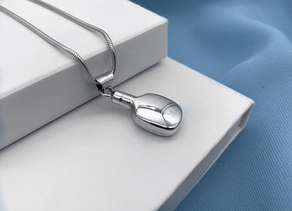Remembering a Lost Loved One Sterling Silver Urn Jewelry Pendant Urn Ashes Pendant Jewellery that holds Ashes Best Cremation Jewelry UK