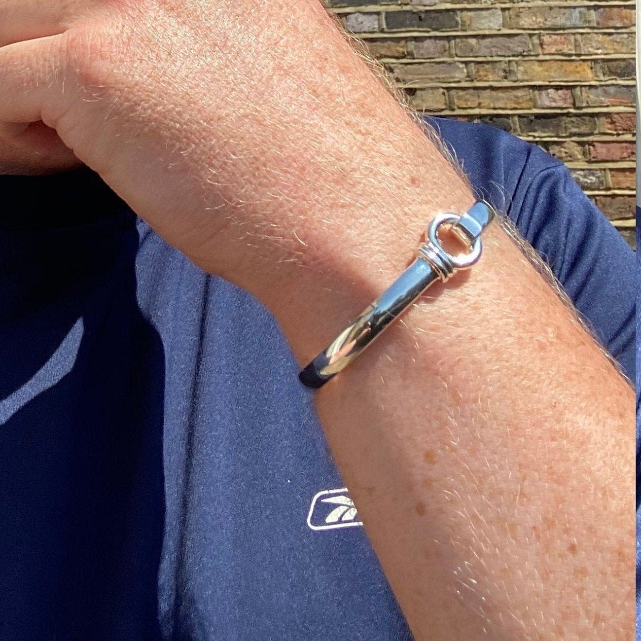 Silver Jewellery for Daddy Bracelet Silver Bracelet for Dad from Daughter Gift to Dad for fathers day Chunky Fathers Day Jewellery Gift