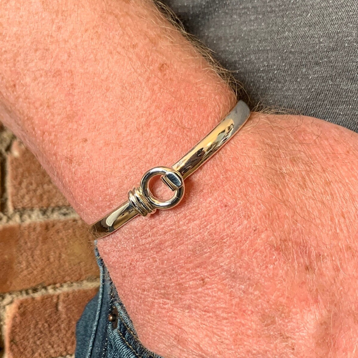 Silver Jewellery for Daddy Bracelet Silver Bracelet for Dad from Daughter Gift to Dad for fathers day Chunky Fathers Day Jewellery Gift