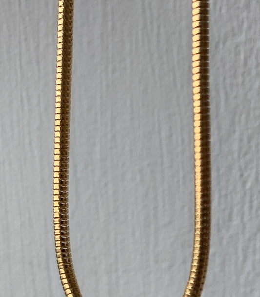 1.9mm Gold Plated Snake chain 18 inch Gold Chain for Pendant, Gold Chain Necklace, Thick Gold Chain, Gold Snake Chain, Heavy Gold Necklace