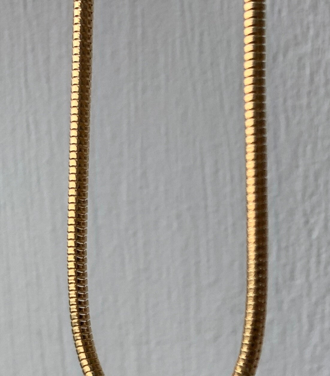 1.9mm Gold Plated Snake chain 18 inch Gold Chain for Pendant, Gold Chain Necklace, Thick Gold Chain, Gold Snake Chain, Heavy Gold Necklace