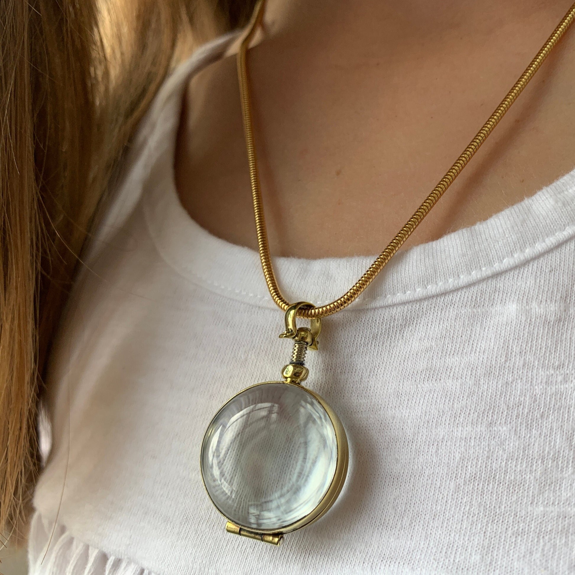 Beveled Glass Locket Necklace Personalized Womens Necklace Heirloom Locket Necklace Bridal Necklace Wedding Locket Gift for Her Wedding Gift
