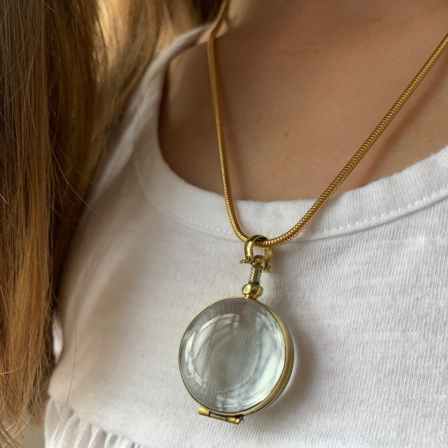 Large budget gold locket necklaces to hold crystals Gemstone Necklace Cheap Birthstone Necklace Choose your Chain, gold locket, gift for her