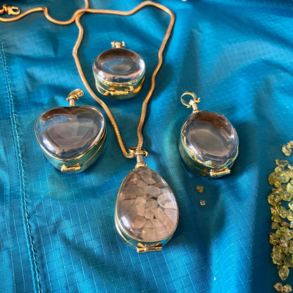 Locket Shapes Medium - Perosnalized Fillable Locket- Memorial Jewellery - Memorial Jewelry - Unique Gift for Loved Ones-Can Be Personalized