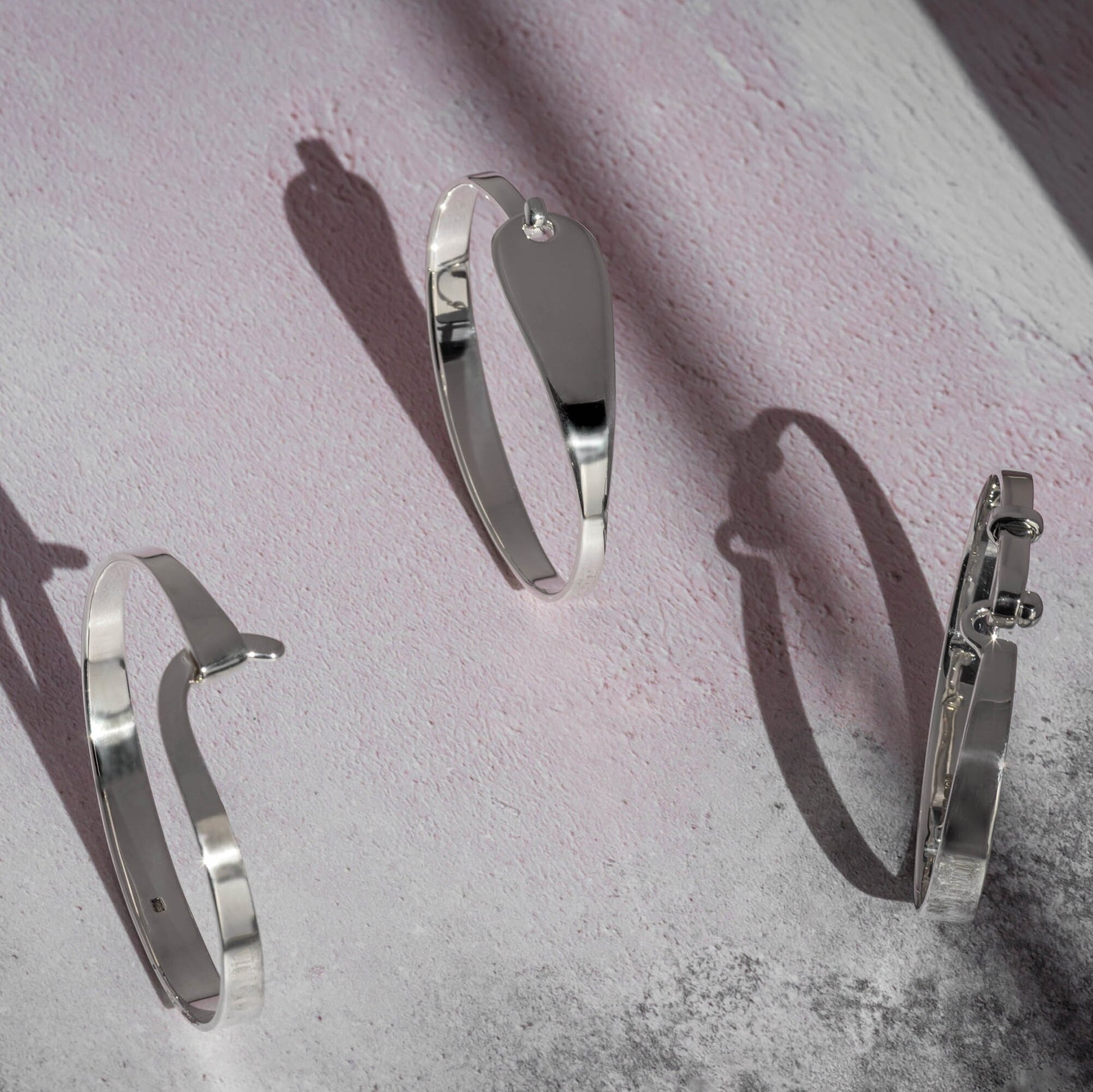 Stretchy Silver Bangle Springy Silver Bangle Gold Bangle Christening Bangle Tension Bracelet Bangle with Coils Sterling Silver Bangle