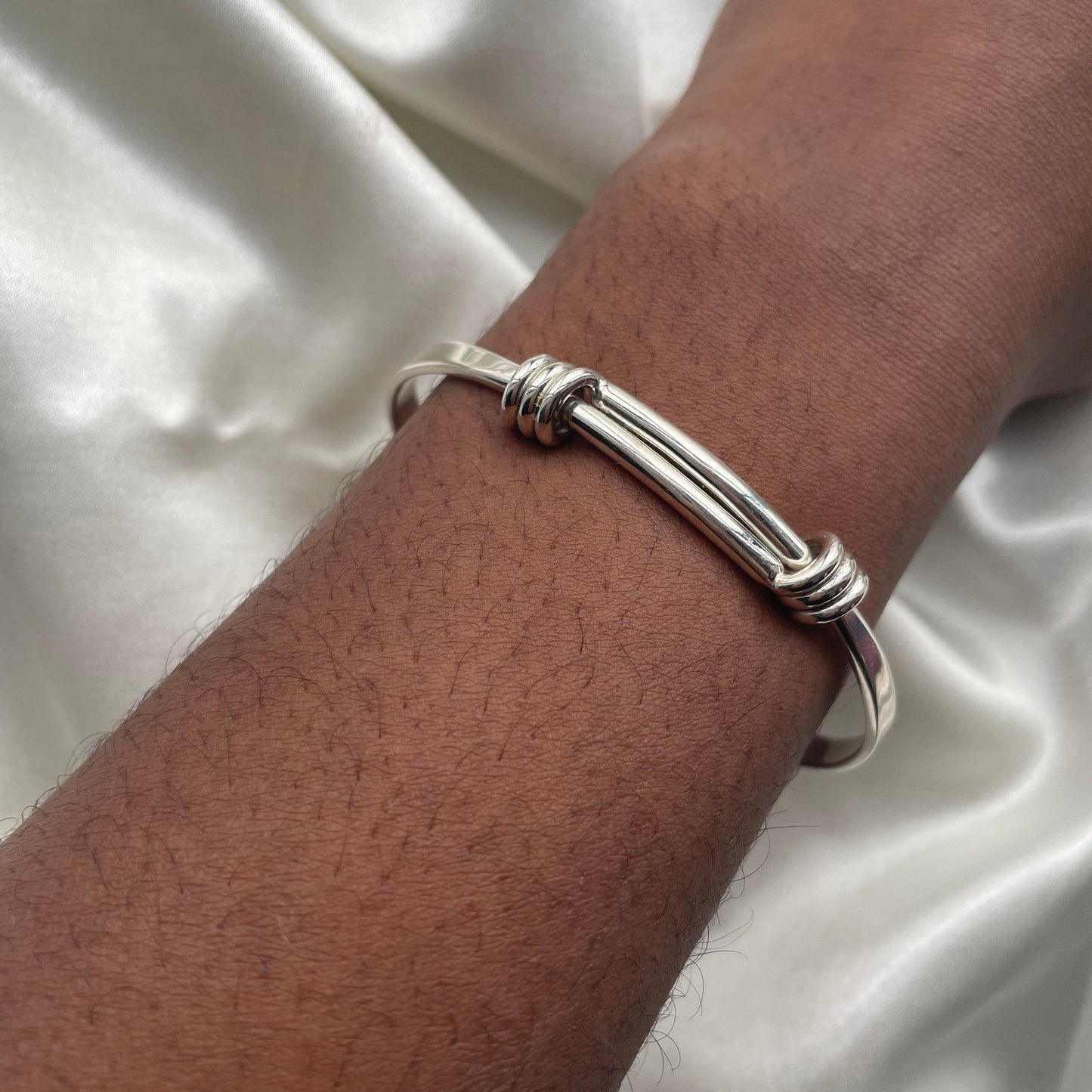 Springback Bangle Cindy Bangle in Sterling Silver and 18ct Gold Vermeil