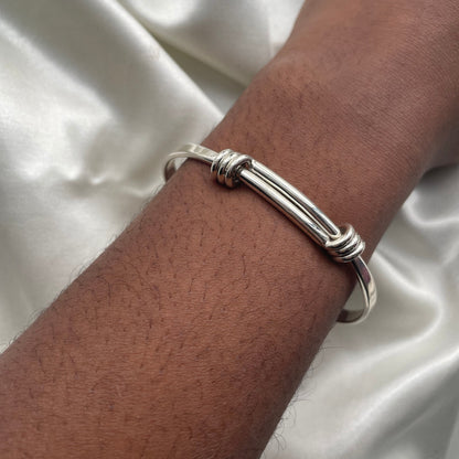 Springback Bangle Cindy Bangle in Sterling Silver and 18ct Gold Vermeil
