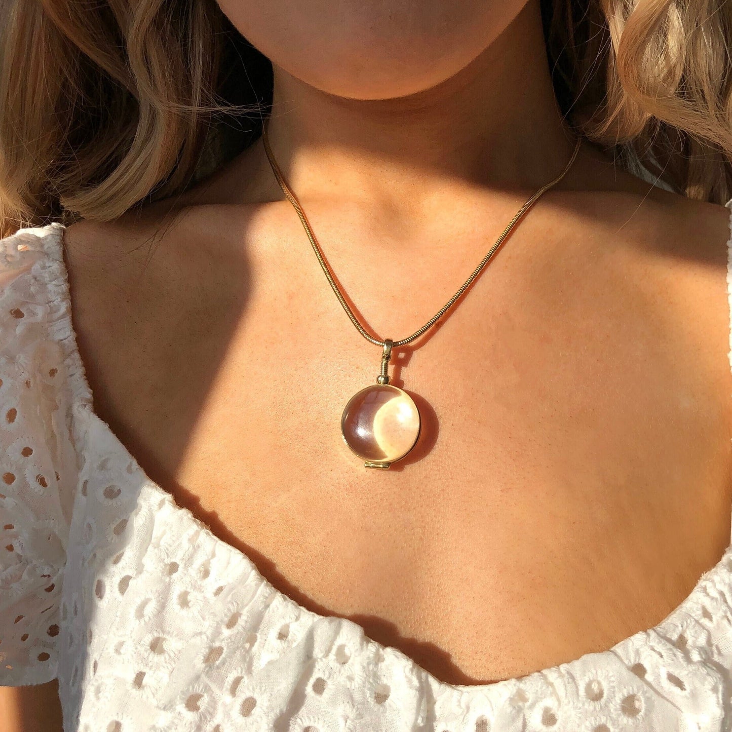 18 Ct Gold Vermeil Vintage Gold Locket