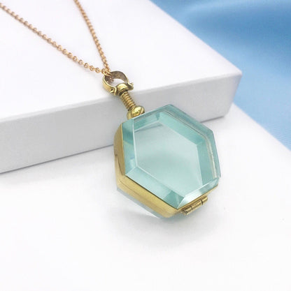 Personalized Deep Gold Locket in 18 Ct Gold Vermeil