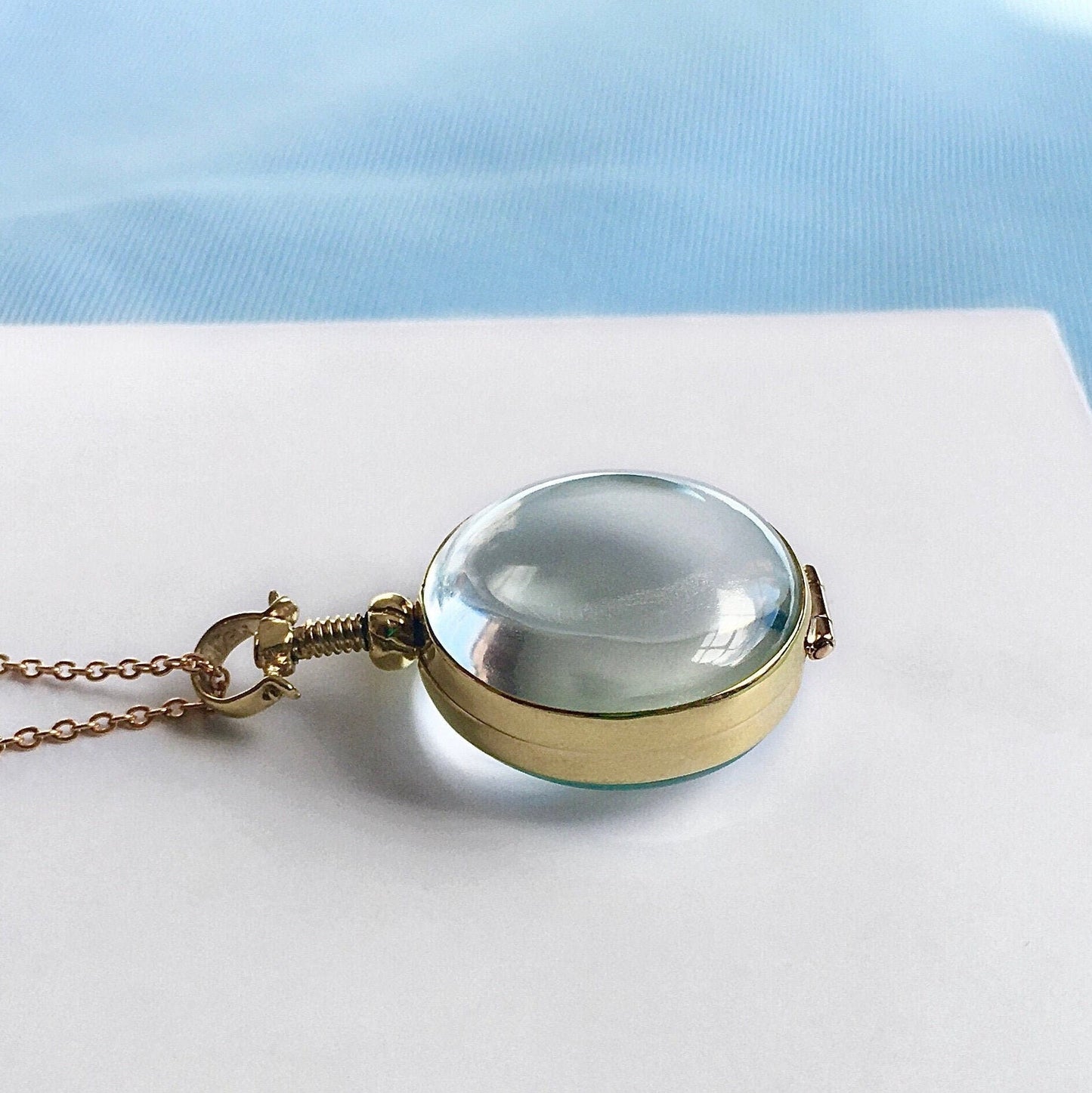 18 Ct Gold Vermeil Vintage Gold Locket