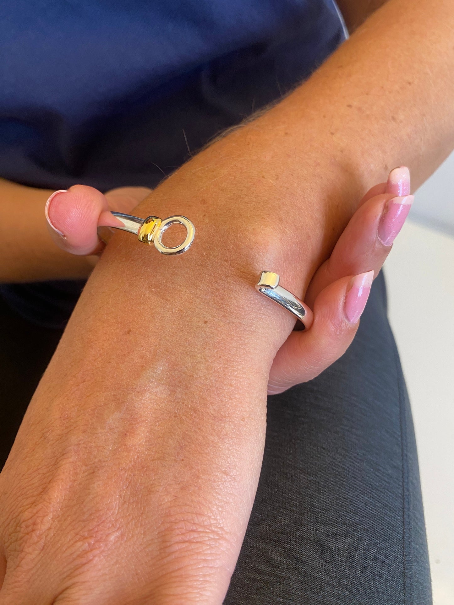 Cindy Two Tone Bangle