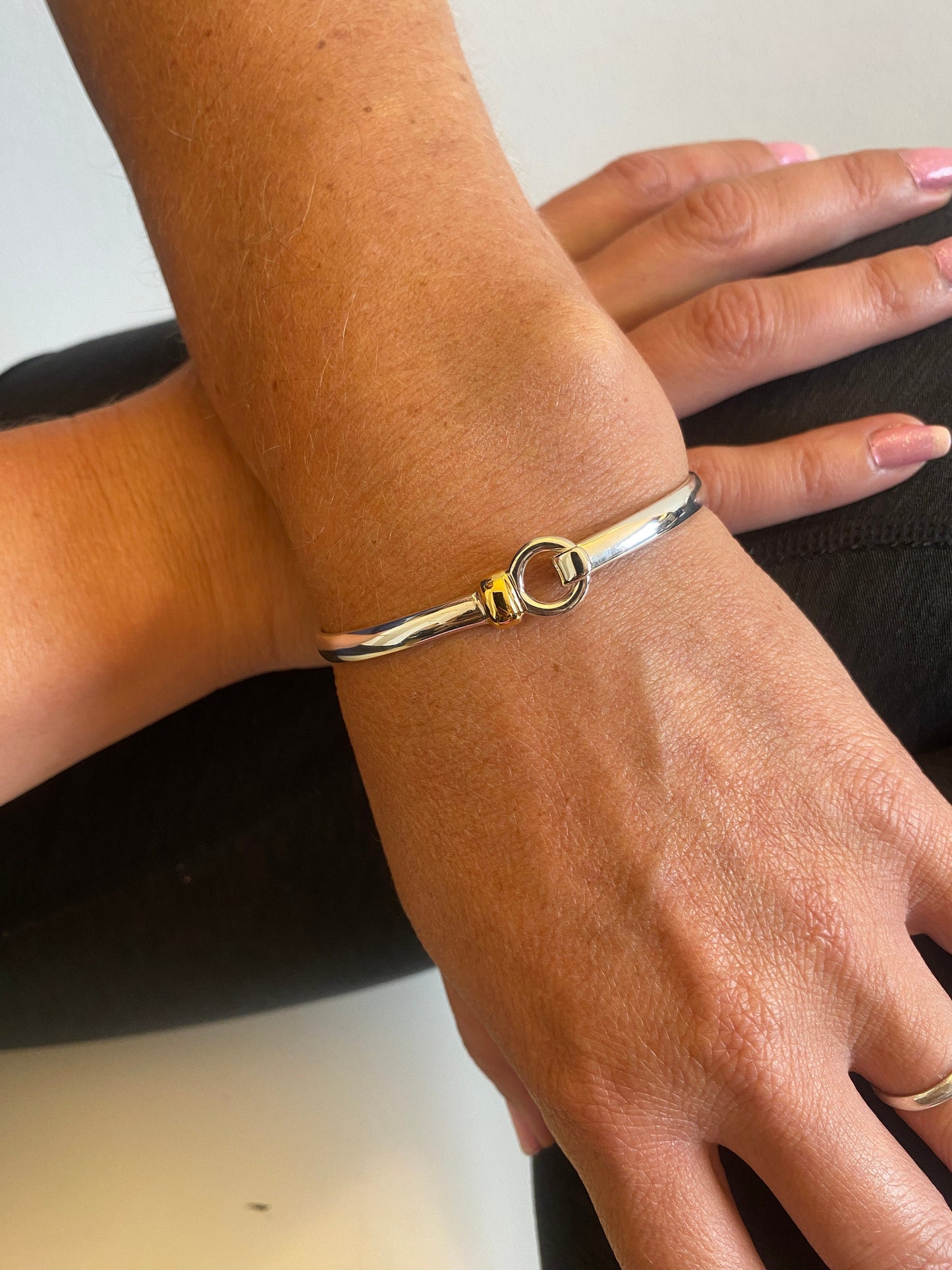 Cindy Two Tone Bangle
