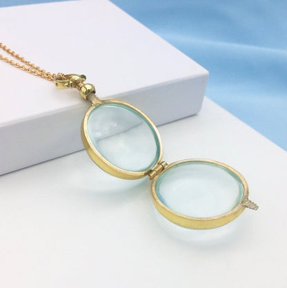 18 Ct Gold Vermeil Vintage Gold Locket