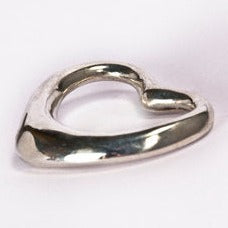 Sterling Silver Hollow Open Heart Necklace - Mon Bijoux - Mon Bijoux