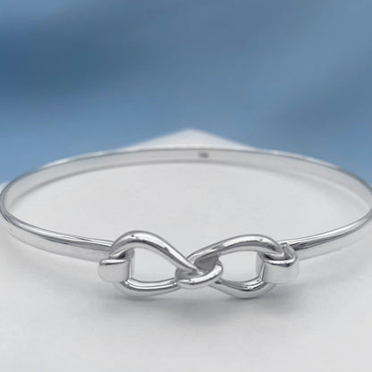 Infinity Symbol Silver Bracelet