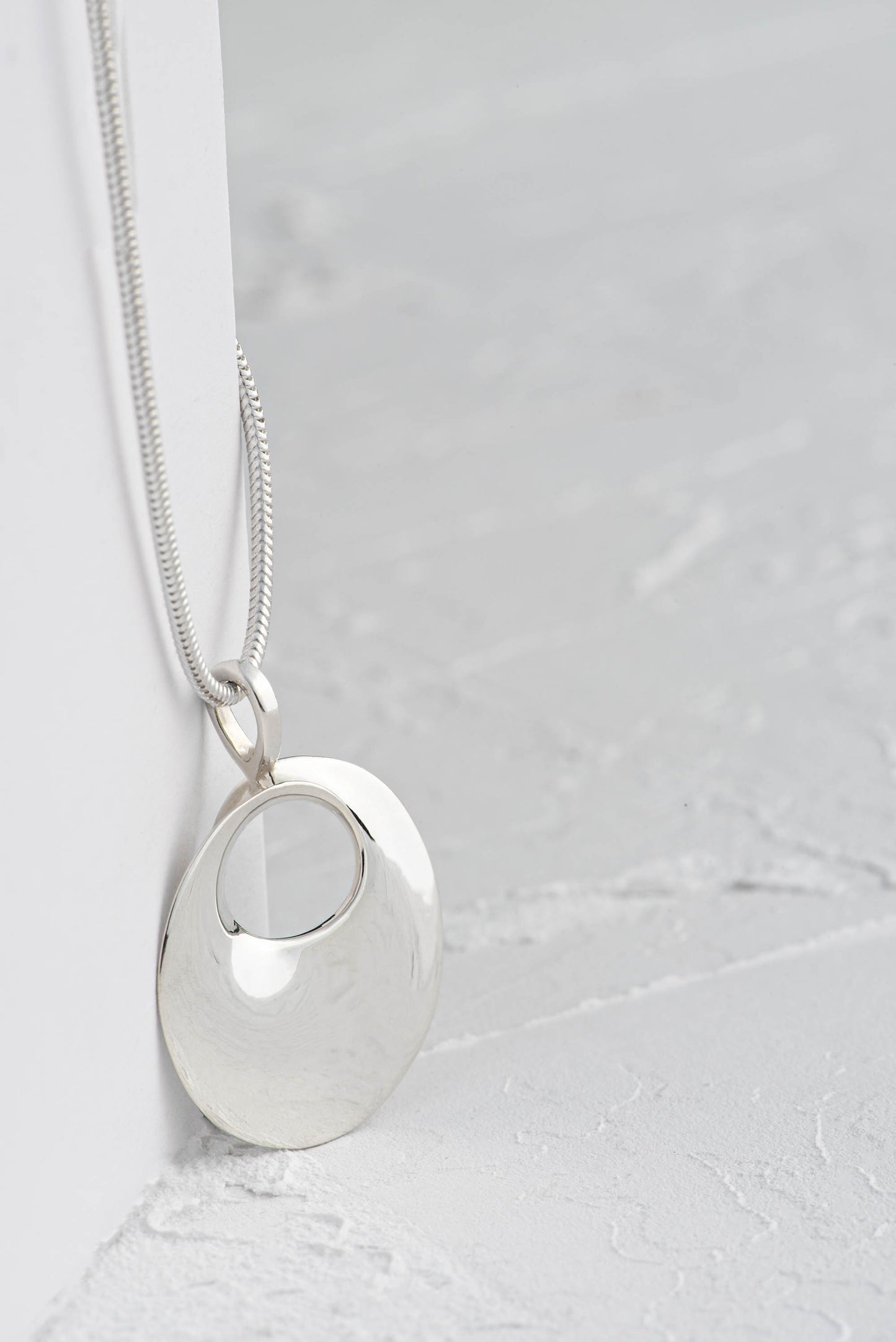Small Flower Sterling Silver Necklace, Bangle and Earrings Gift Set