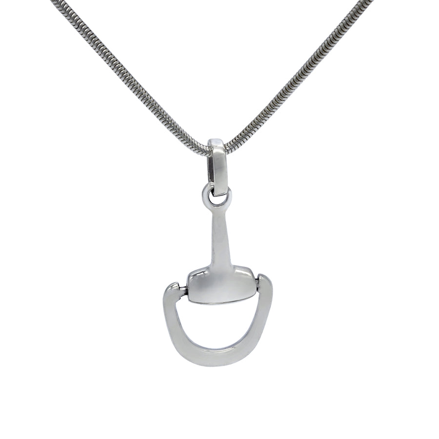 Snaffle Horses Bit Equestrian Lovers Silver Pendant - Mon Bijoux - Mon Bijoux