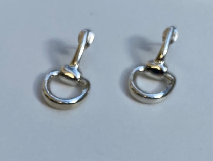 Snaffle Horse Bit Sterling Silver Jewellery Set