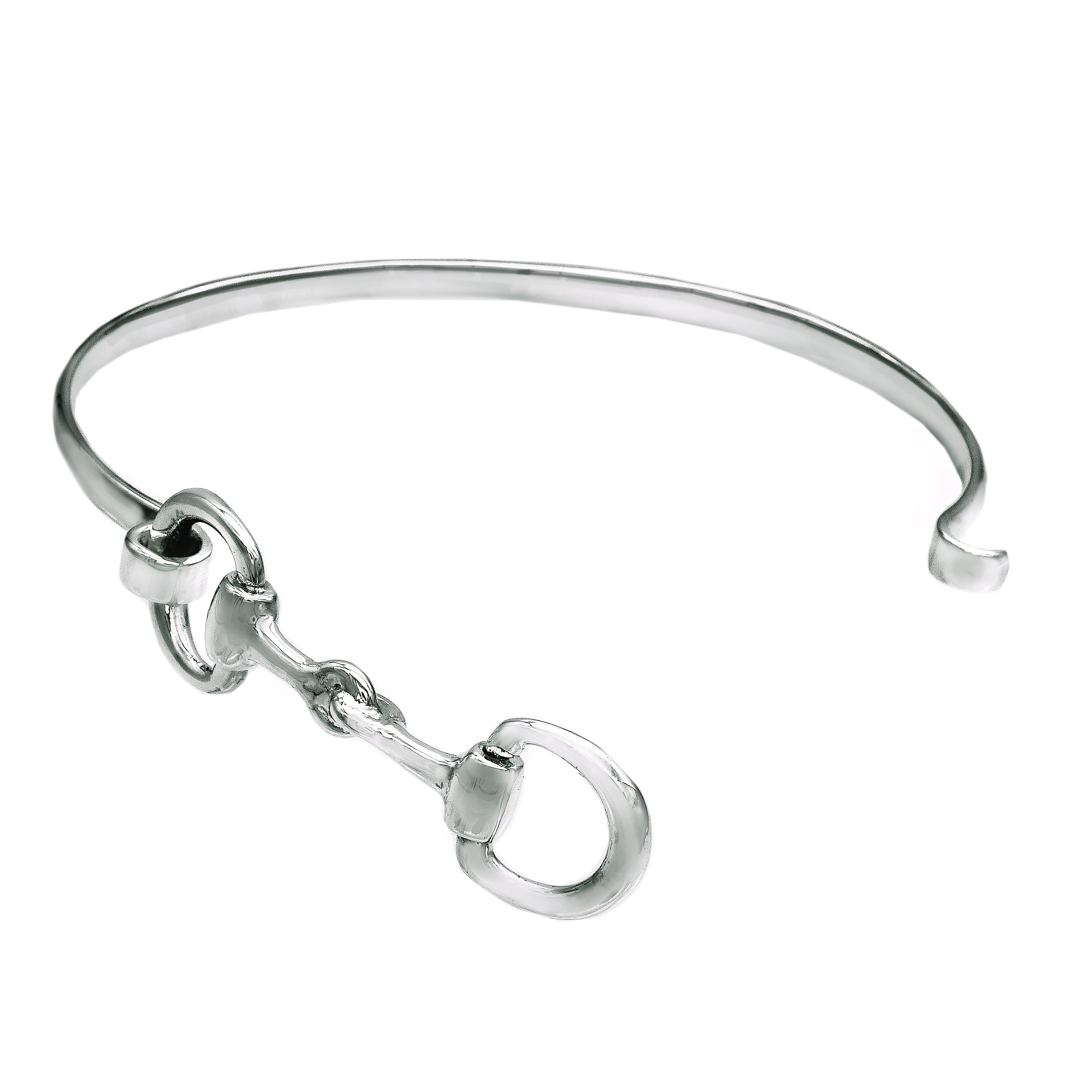 snaffle horse bit bracelet solid Sterling Silver 6 1/2-7 1/2” length, gift  box | eBay