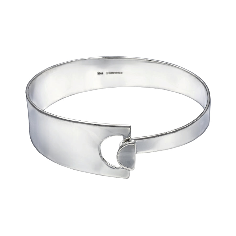 Wide Rectangle With Hole Bracelet - Mon Bijoux